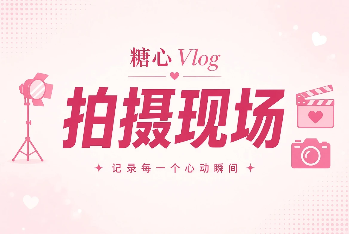 糖心Vlog拍摄现场